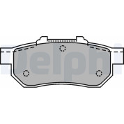Delphi | Bremsbelagsatz, Scheibenbremse | LP1456