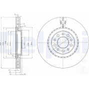 Delphi | Bremsscheibe | BG3993