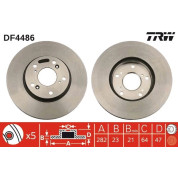 TRW | Bremsscheibe | DF4486