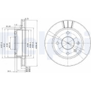 Delphi | Bremsscheibe | BG2367