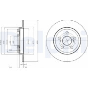 Delphi | Bremsscheibe | BG4272