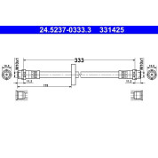 ATE | Bremsschlauch | 24.5237-0333.3