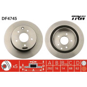 TRW | Bremsscheibe | DF4745