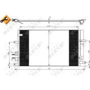 NRF | Kondensator, Klimaanlage | mit Trockner | 35911