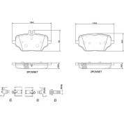 Brembo | Bremsbelagsatz, Scheibenbremse | P 50 162