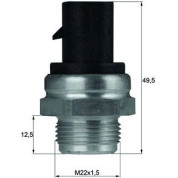 Mahle | Temperaturschalter, Kühlerlüfter | TSW 13D