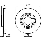 BOSCH | Bremsscheibe | 0 986 478 635