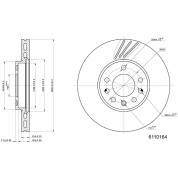 Metzger | Bremsscheibe | 6110164