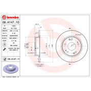 Brembo | Bremsscheibe | 08.A147.11