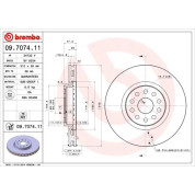 Brembo | Bremsscheibe | 09.7074.11