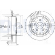 Delphi | Bremsscheibe | BG4041