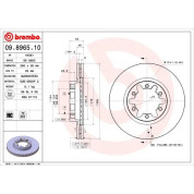 Brembo | Bremsscheibe | 09.8965.10