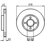 BOSCH | Bremsscheibe | 0 986 478 427