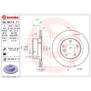 Brembo | Bremsscheibe | 09.B414.11