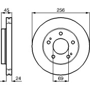 BOSCH | Bremsscheibe | 0 986 478 708