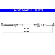 ATE | Seilzug, Feststellbremse | 24.3727-1072.2
