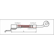 Metzger | Bremsschlauch | 4113523