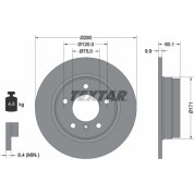 Textar | Bremsscheibe | 92055703