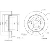 Metzger | Bremsscheibe | 6110796