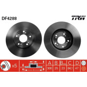 TRW | Bremsscheibe | DF4288