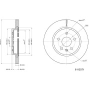 Metzger | Bremsscheibe | 6110371