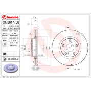 Brembo | Bremsscheibe | 09.9817.31