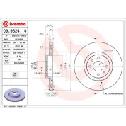 Brembo | Bremsscheibe | 09.9624.14