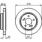 BOSCH | Bremsscheibe | 0 986 479 133