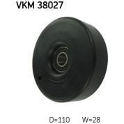 SKF | Umlenk-/Führungsrolle, Keilrippenriemen | VKM 38027