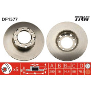 TRW | Bremsscheibe | DF1577