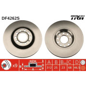 TRW | Bremsscheibe | DF4262S