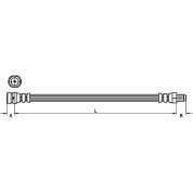 Metzger | Bremsschlauch | 4110149