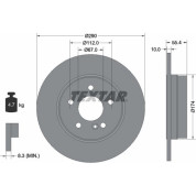 Textar | Bremsscheibe | 92072703