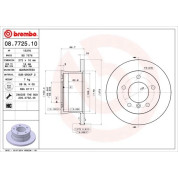 Brembo | Bremsscheibe | 08.7725.10