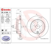 Brembo | Bremsscheibe | 09.A198.11