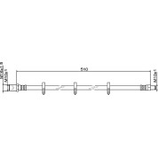 Metzger | Bremsschlauch | 4111486