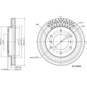 Metzger | Bremsscheibe | 6110359