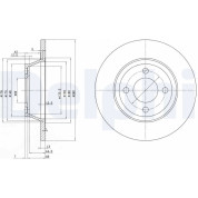 Delphi | Bremsscheibe | BG2783