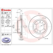 Brembo | Bremsscheibe | 09.D617.11