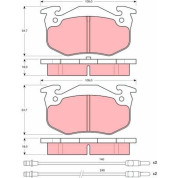 TRW | Bremsbelagsatz, Scheibenbremse | GDB313