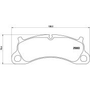 Brembo | Bremsbelagsatz, Scheibenbremse | P 65 025