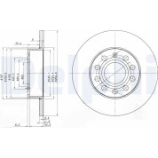 Delphi | Bremsscheibe | BG3890C