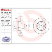 Brembo | Bremsscheibe | 08.3636.10