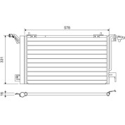 Valeo | Kondensator, Klimaanlage | 817230