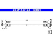 ATE | Bremsschlauch | 24.5112-0315.3