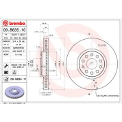 Brembo | Bremsscheibe | 09.B635.11