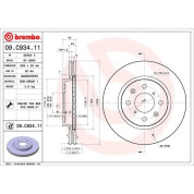 Brembo | Bremsscheibe | 09.C934.11