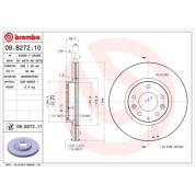 Brembo | Bremsscheibe | 09.B272.10