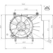 NRF | Lüfter, Motorkühlung | 47957