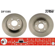 TRW | Bremsscheibe | DF1595